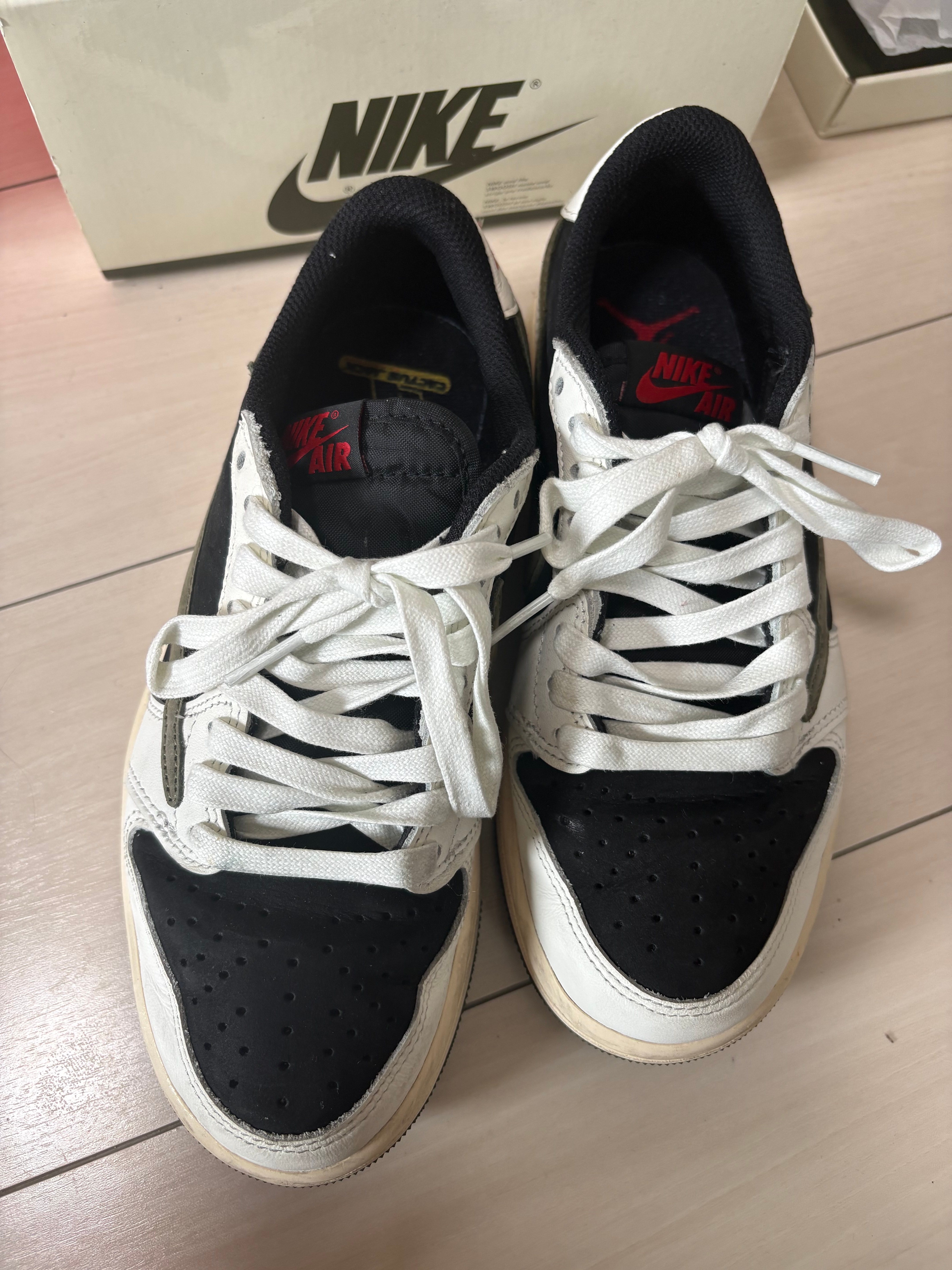 Travis Scott × Nike Women's Air Jordan 1 Low OG "Medium Olive"