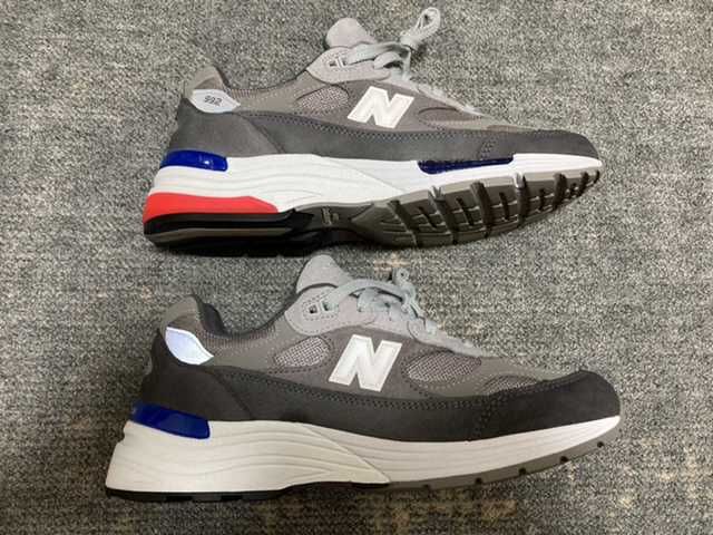 New Balance 992 "GRAY/BLUE/RED"