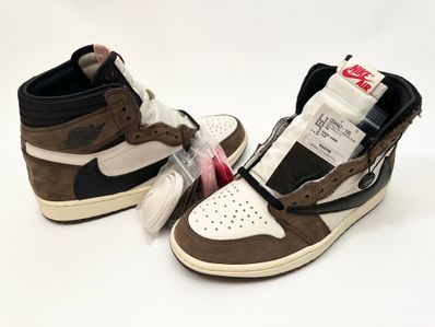 Travis Scott × Nike Air Jordan 1 Retro High OG TS SP "Sail/Dark Mocha"