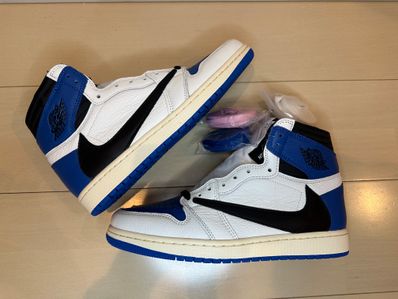 Travis Scott × fragment design × Nike Air Jordan 1 Retro High OG SP "Military Blue"