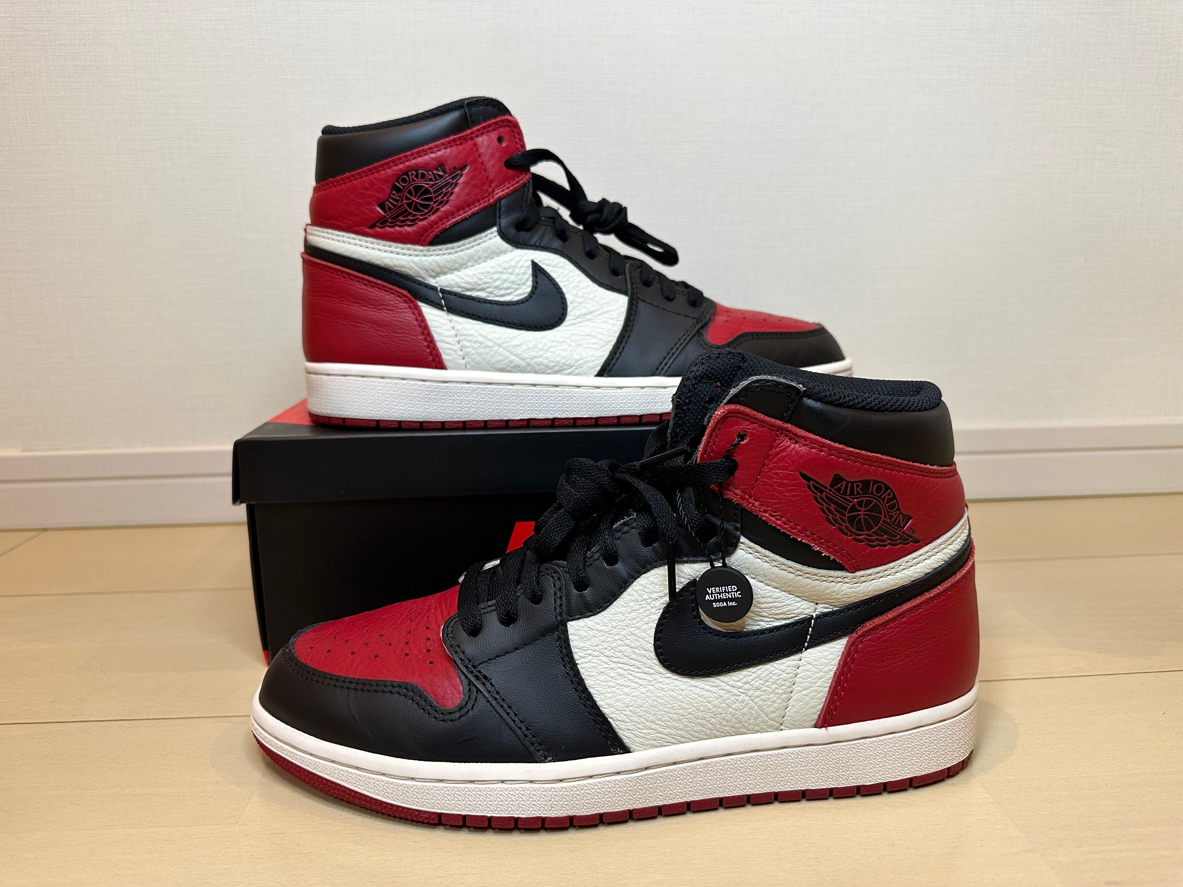 Nike Air Jordan 1 Retro High OG "Bred Toe"