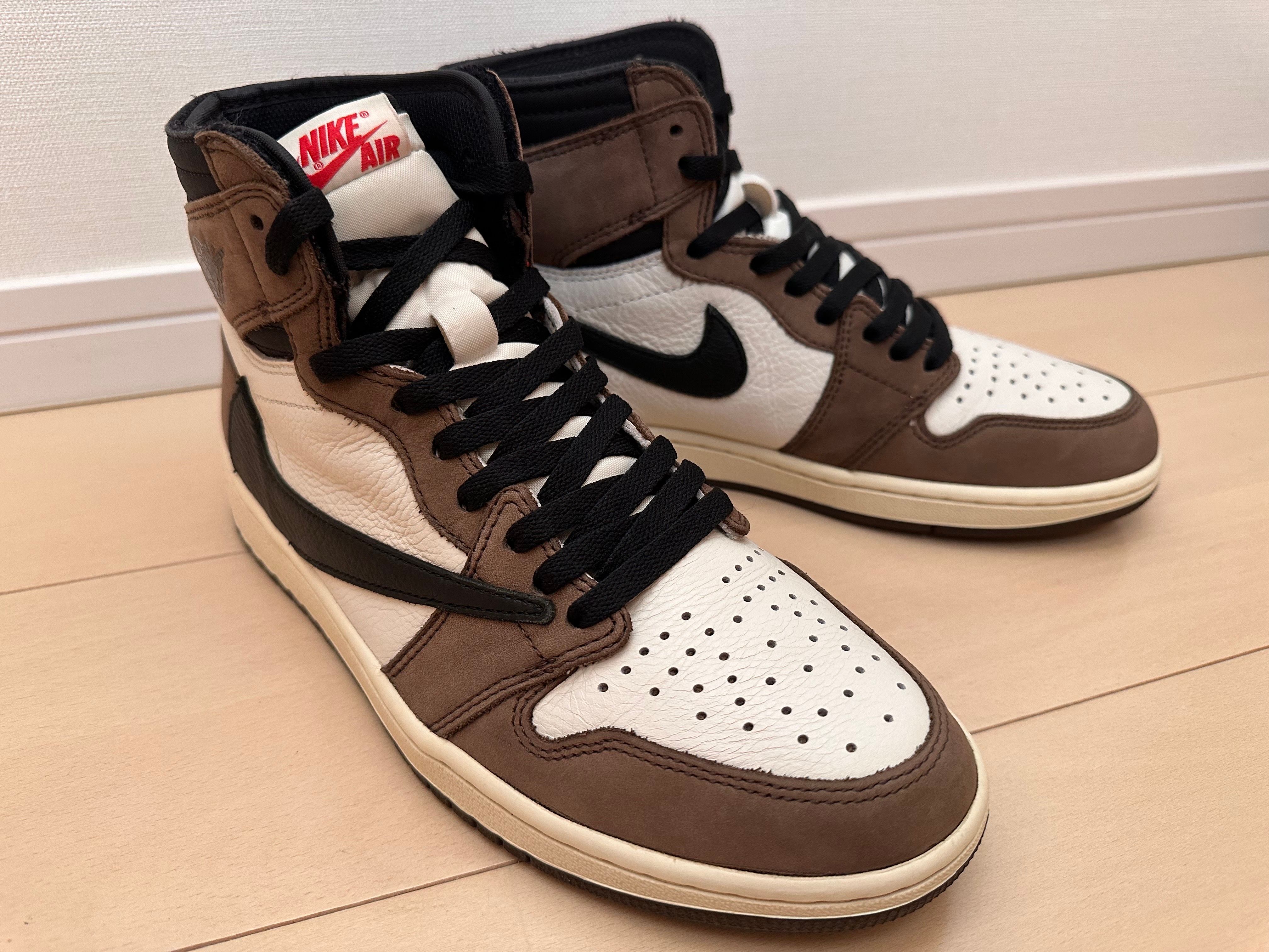 Travis Scott × Nike Air Jordan 1 Retro High OG TS SP "Sail/Dark Mocha"