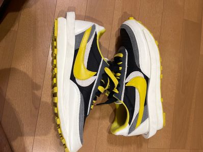 UNDERCOVER × sacai × Nike LD Waffle "Black/Sail-Dark Grey-Bright Citron"