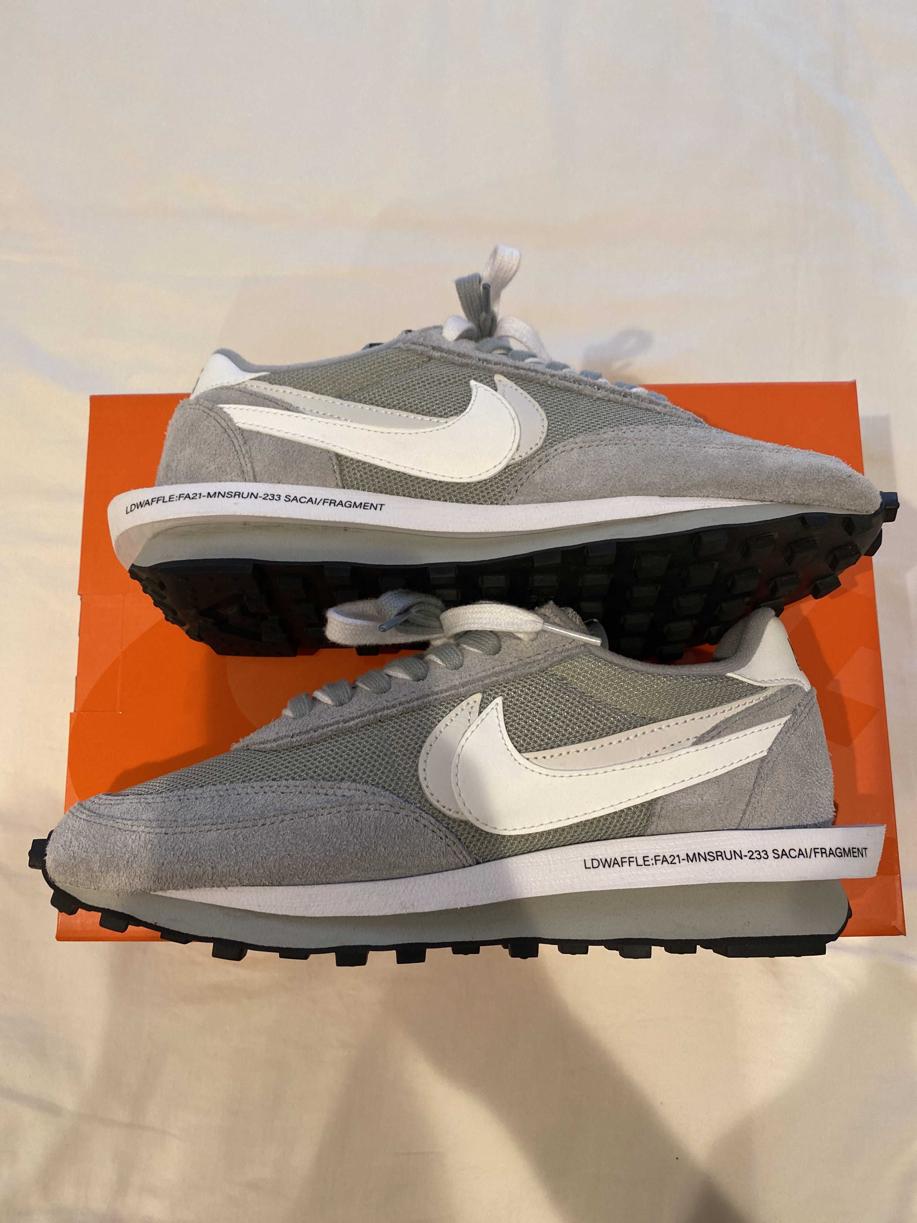 Fragment × sacai × Nike LD Waffle "Light Smoke Grey"