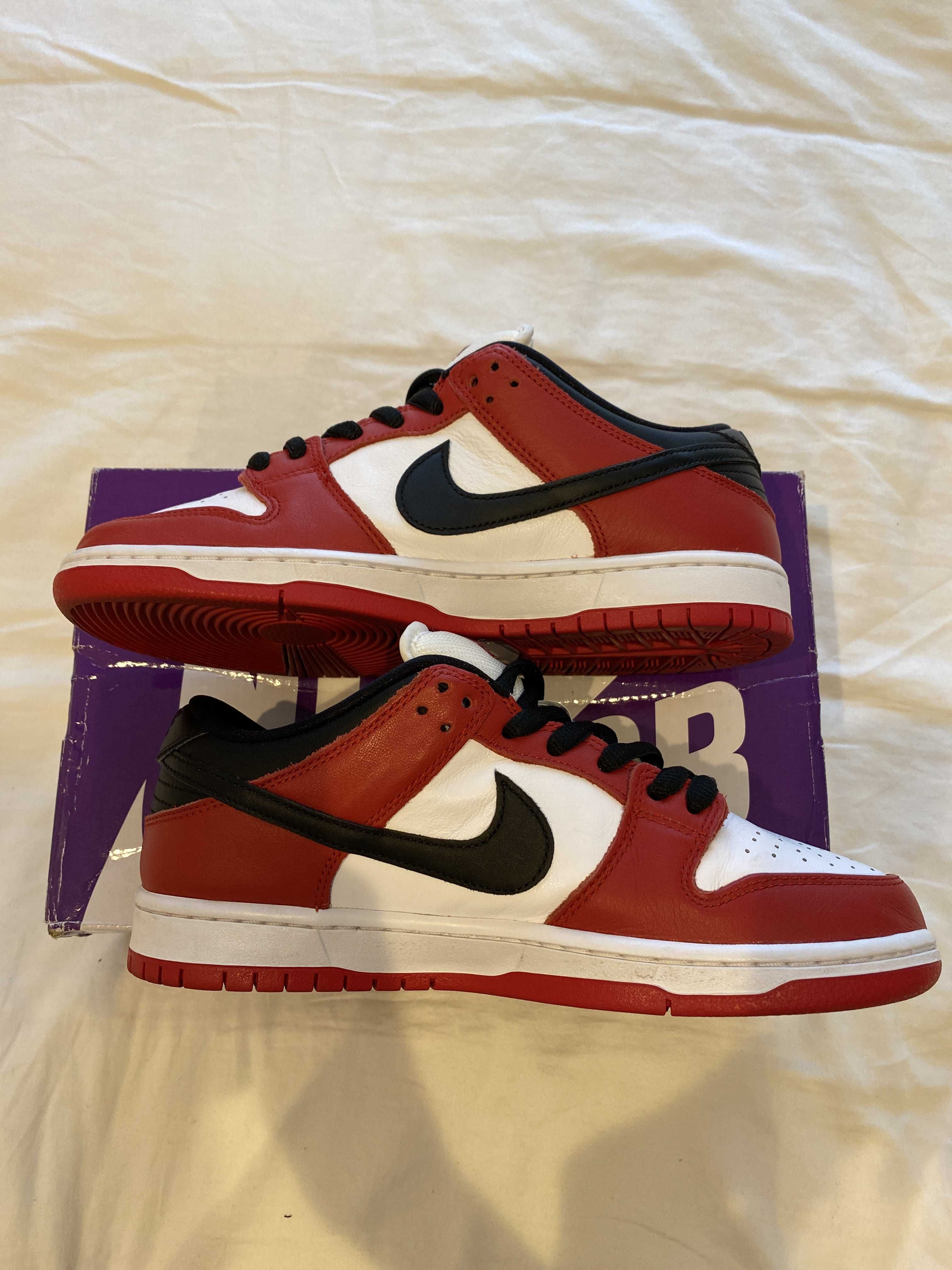Nike SB Dunk Low Pro "J-Pack Chicago/Varsity Red and White"