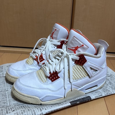 Nike Air Jordan 4 Retro "White/Team Orange"