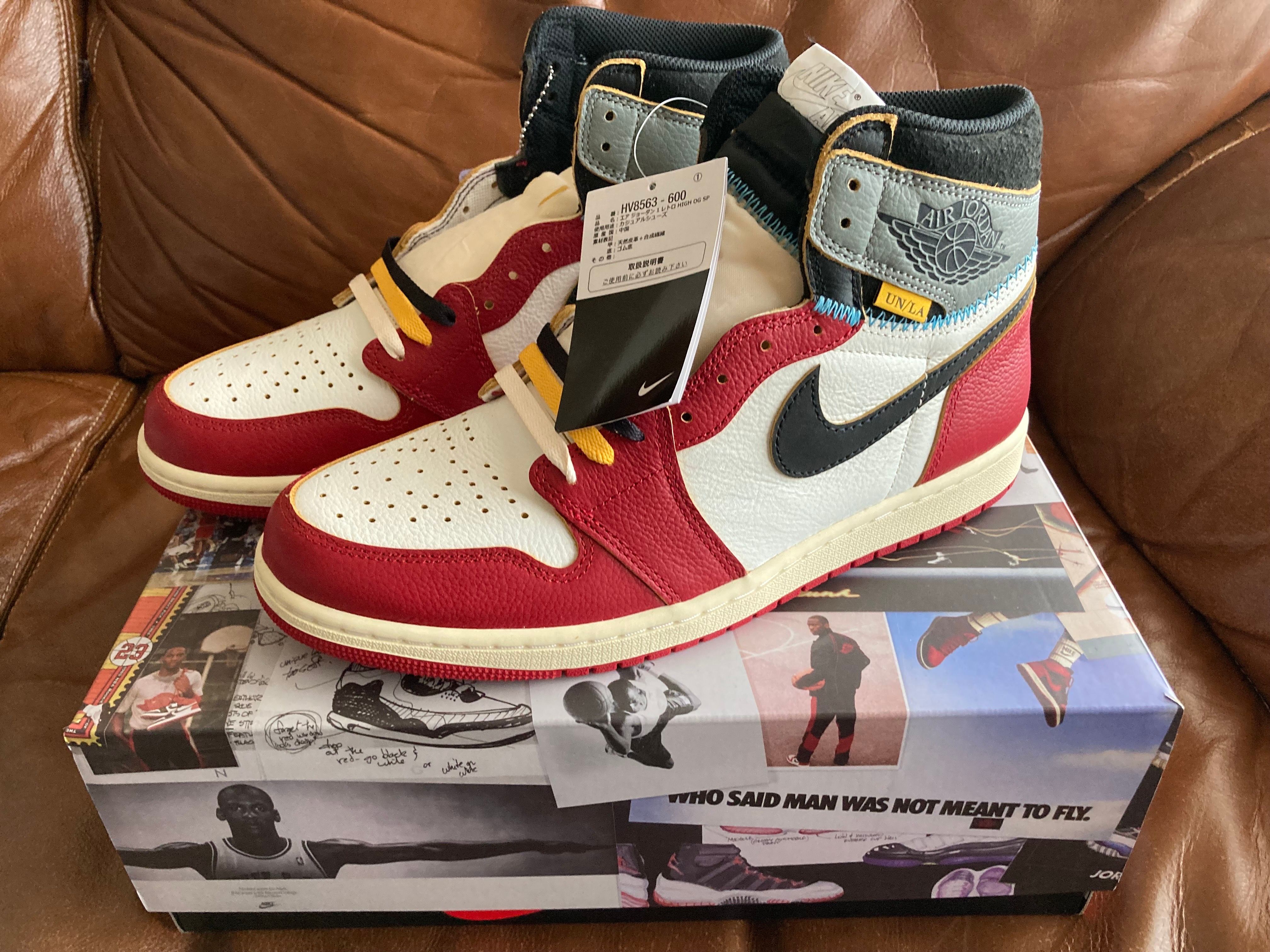 UNION × Nike Air Jordan 1 Retro High OG "Chicago/Shadow"