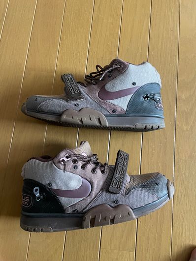 Travis Scott x Nike Air Trainer 1 SP "Archaeo Brown and Rust Pink"