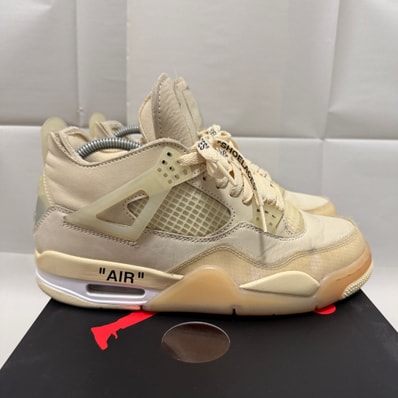 Off-White × Nike Women's Air Jordan 4 SP "Sail"