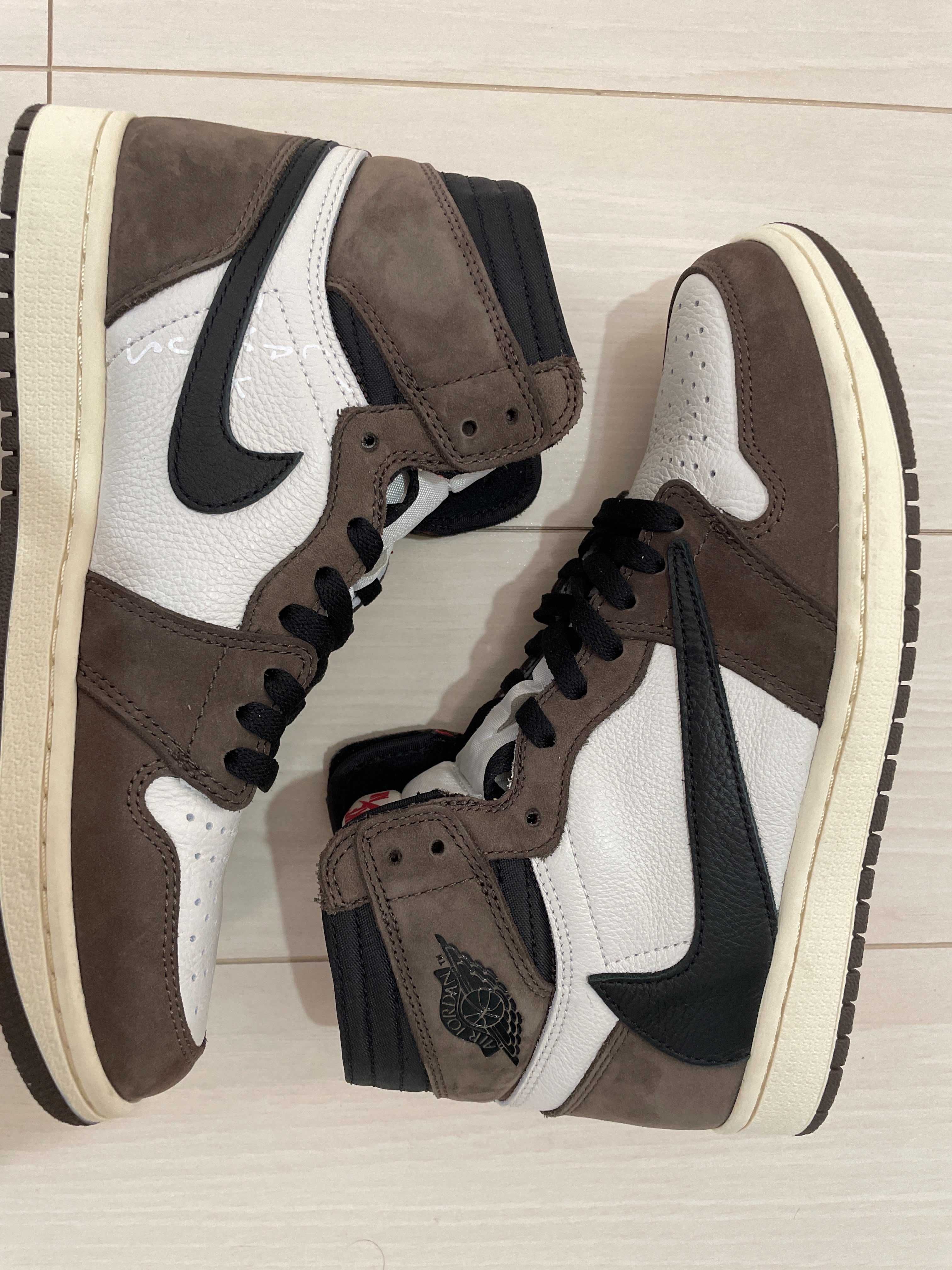 Travis Scott × Nike Air Jordan 1 Retro High OG TS SP "Sail/Dark Mocha"
