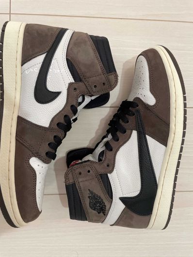 Travis Scott × Nike Air Jordan 1 Retro High OG TS SP "Sail/Dark Mocha"