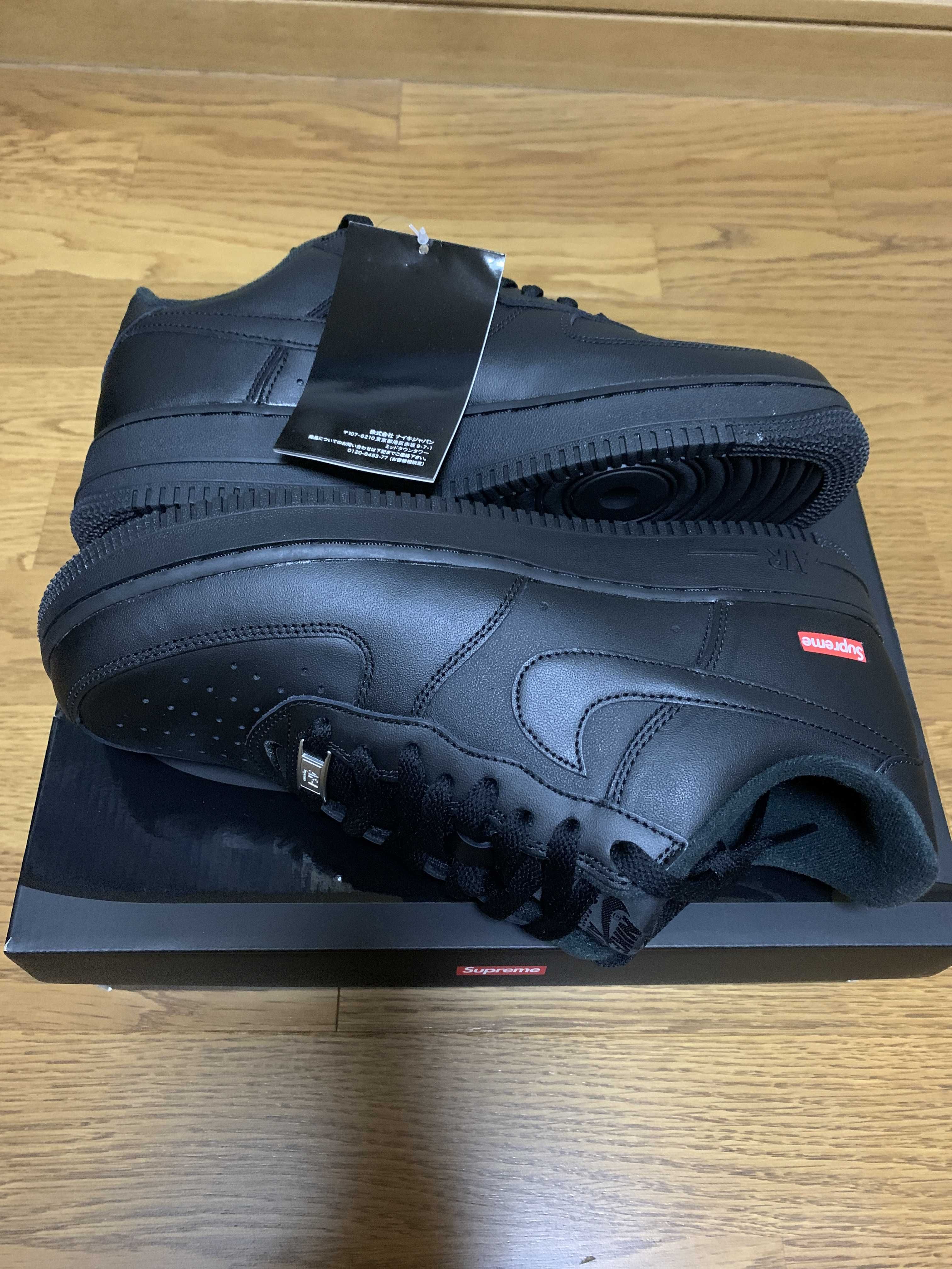 Supreme × Nike Air Force 1 Low "Black"