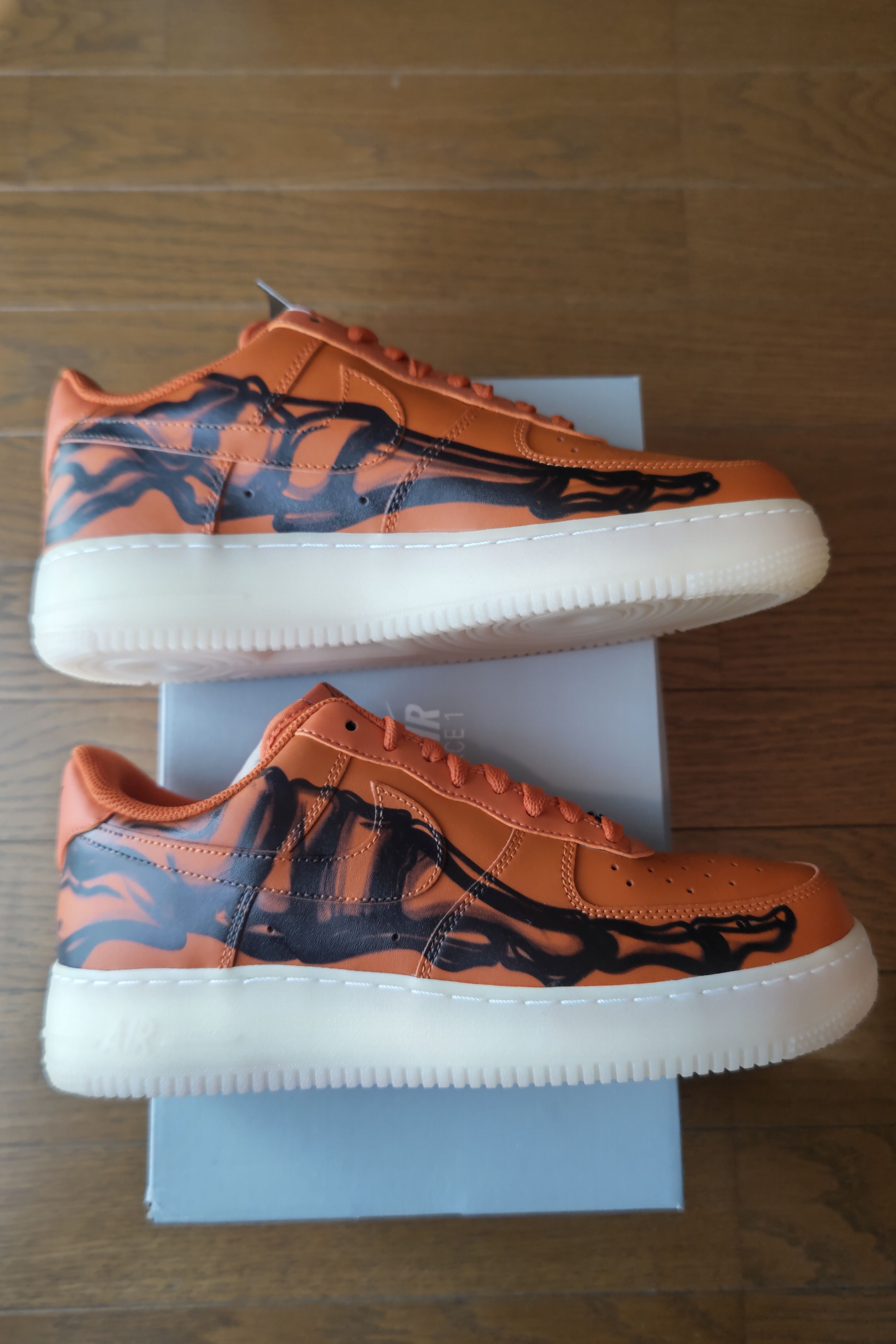 Nike Air Force 1 Low "Orange Skelton"