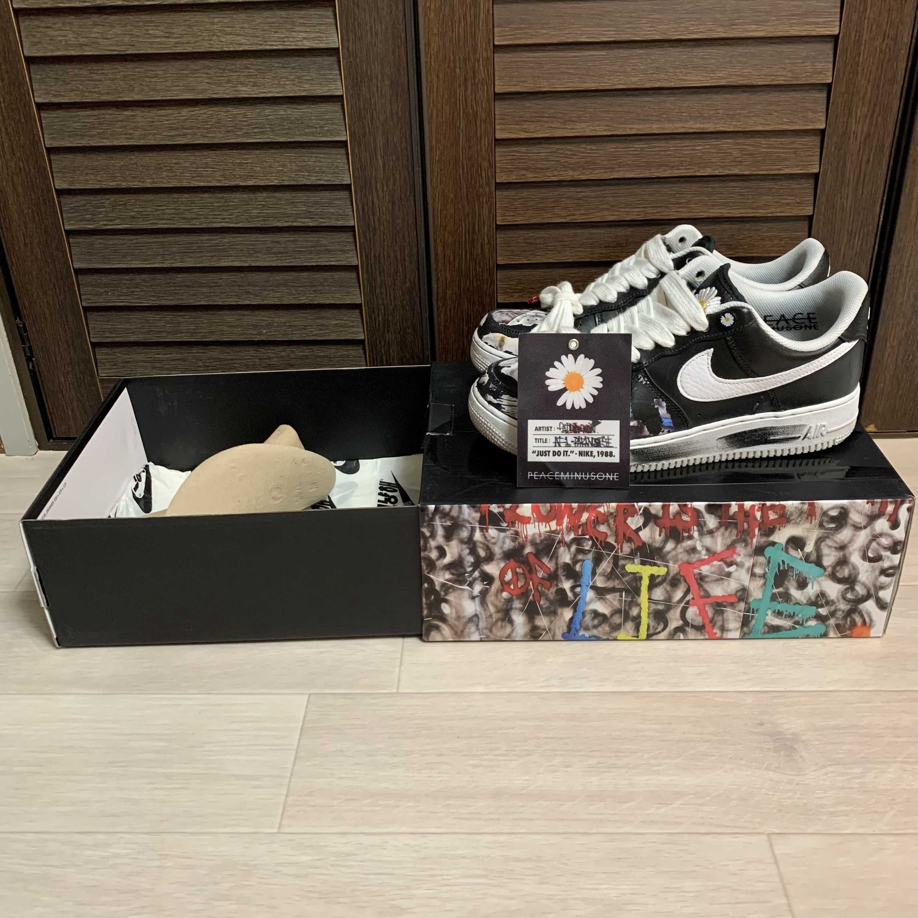 PEACEMINUSONE × Nike Air Force 1 Low Para Noise "Black" / G-DRAGON