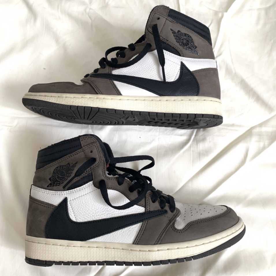 Travis Scott × Nike Air Jordan 1 Retro High OG TS SP "Sail/Dark Mocha"