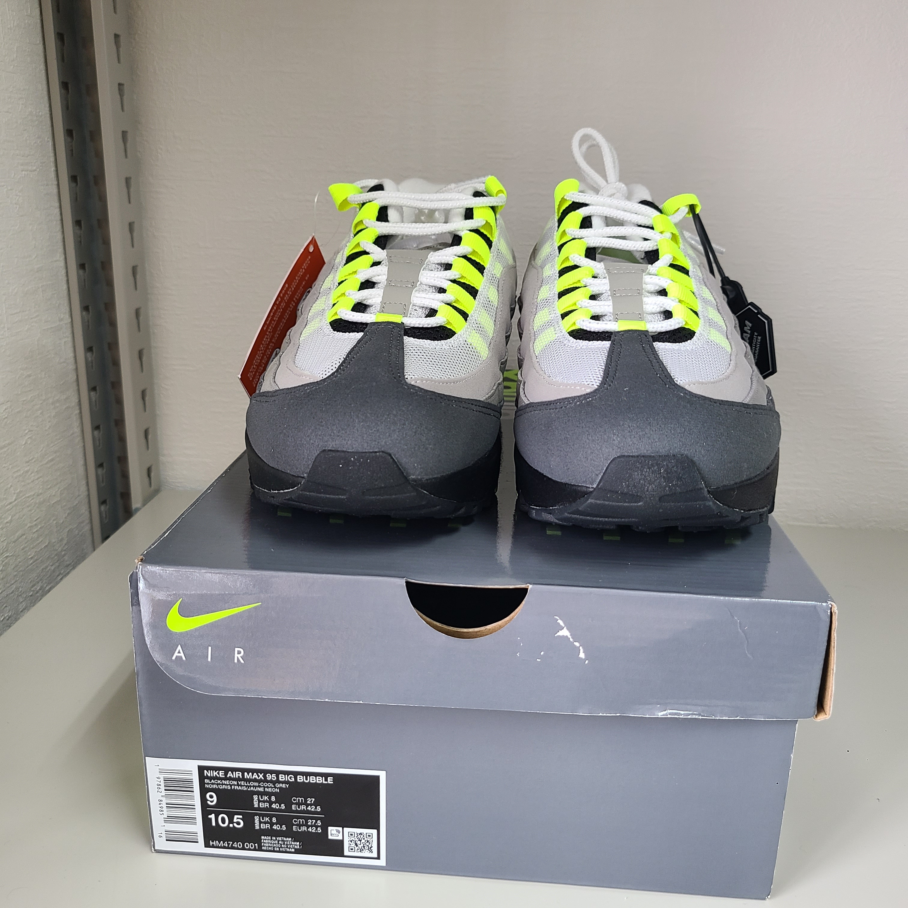 Nike Air Max 95 OG Big Bubble "Neon Yellow" (2025/2026)