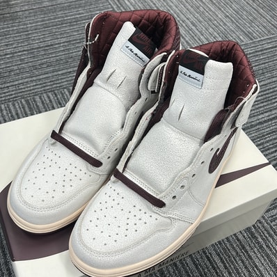 A Ma Maniere × Nike Air Jordan 1 Retro High OG "Sail and Burgundy"