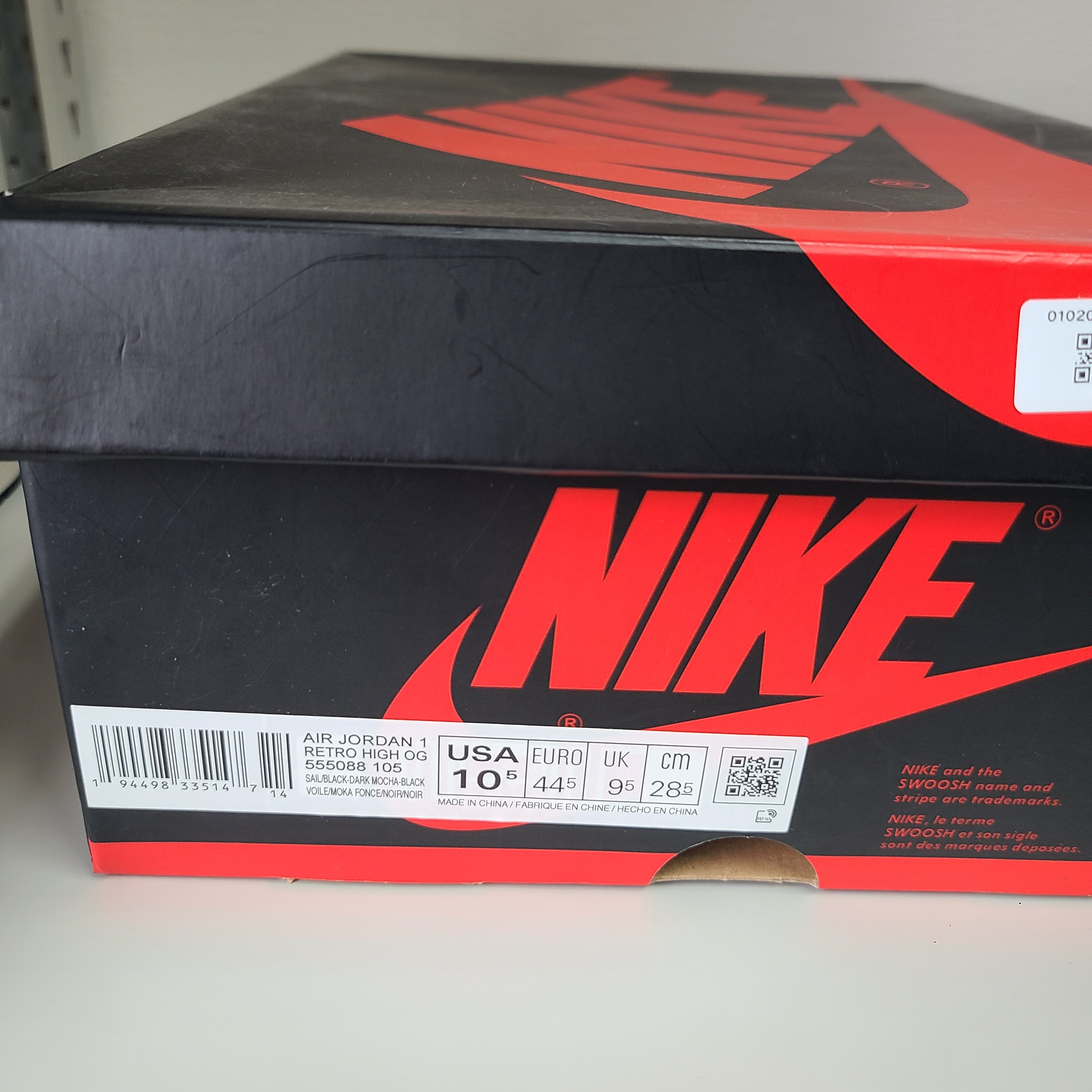 Nike Air Jordan 1 High OG "Sail/Dark Mocha/Black"