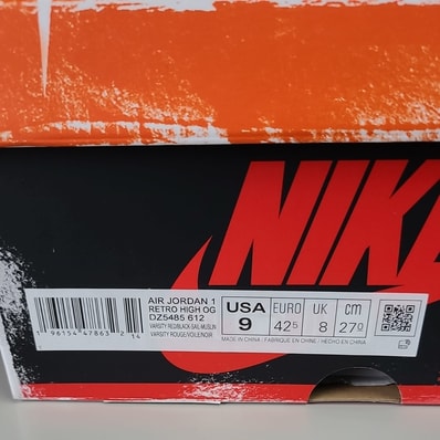 Nike Air Jordan 1 High OG "Lost & Found/Chicago"