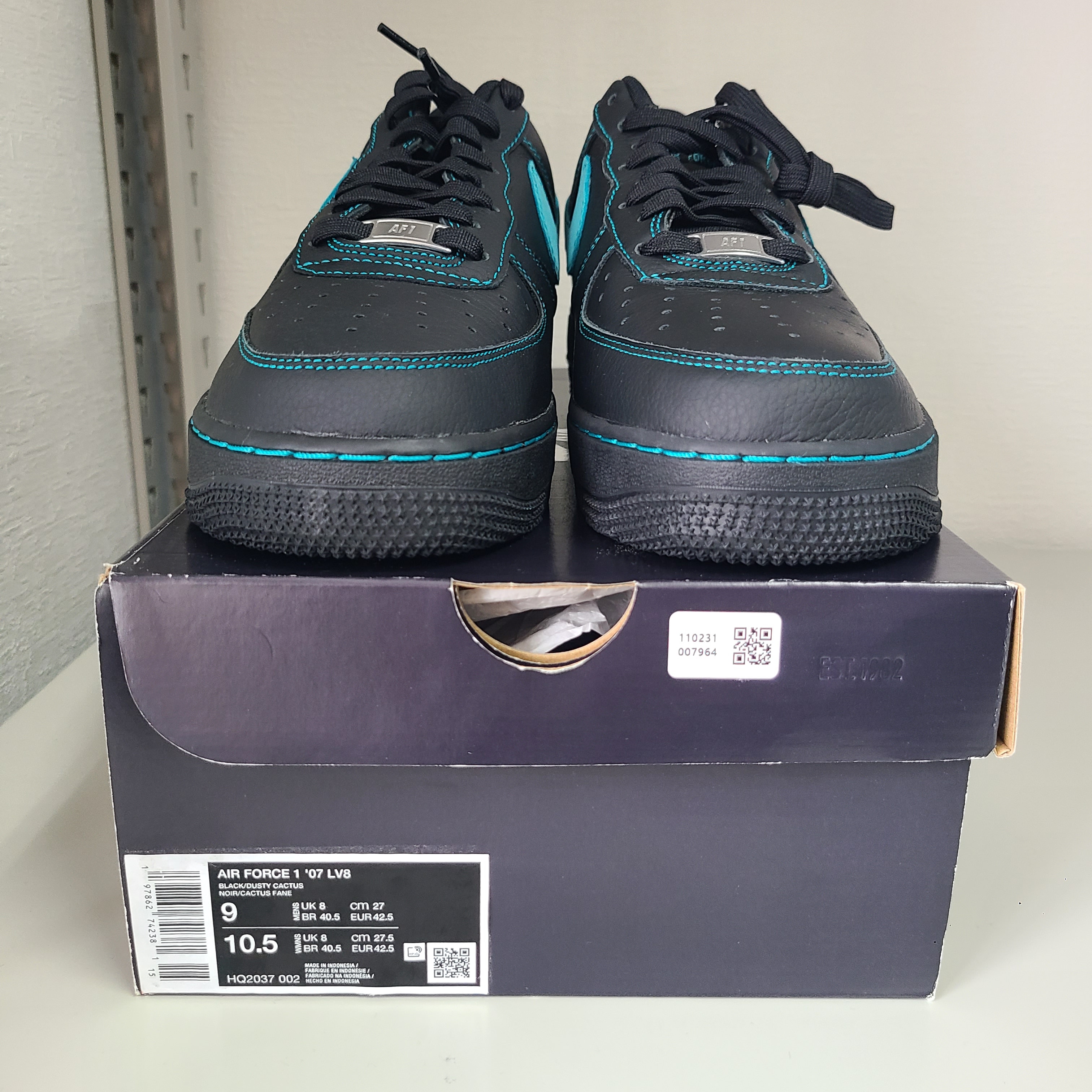 Nike Air Force 1 Low "Black Tiffany"