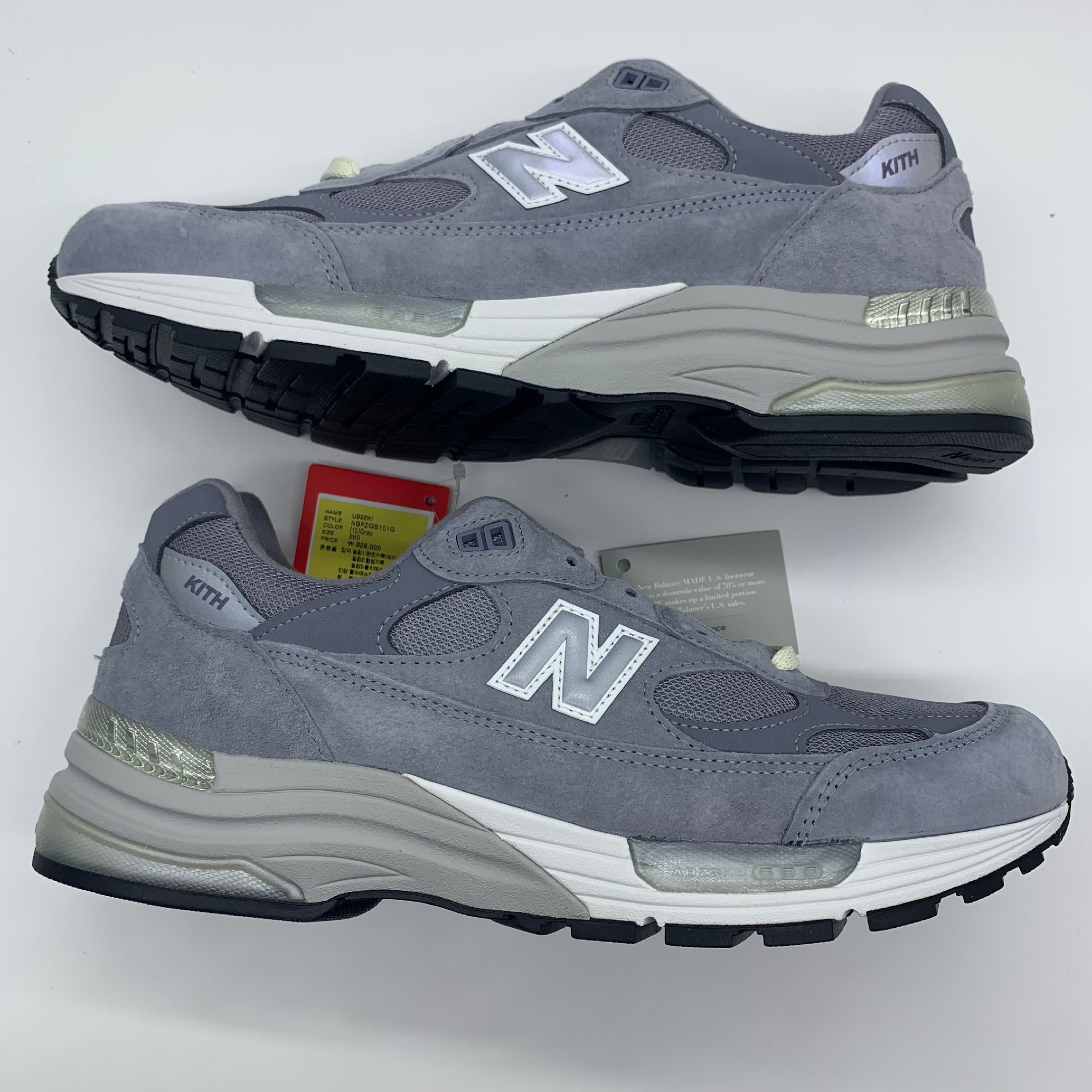 KITH × New Balance 992 Made in USA "Argon"