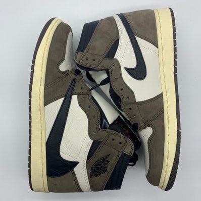 Travis Scott × Nike Air Jordan 1 Retro High OG TS SP "Sail/Dark Mocha"