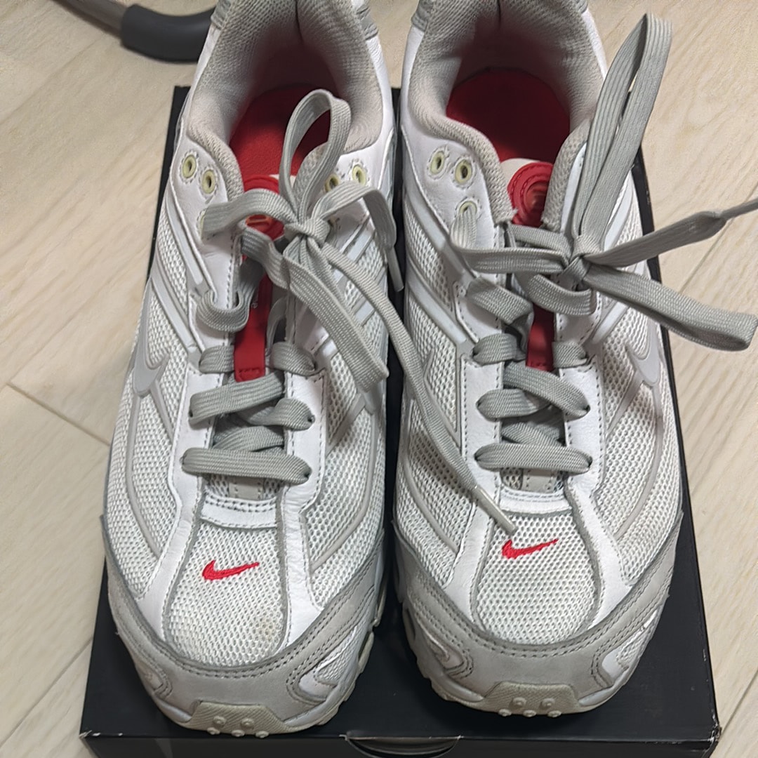 Supreme × Nike Shox Ride 2 "White/Grey Fog/Flat Platinum"