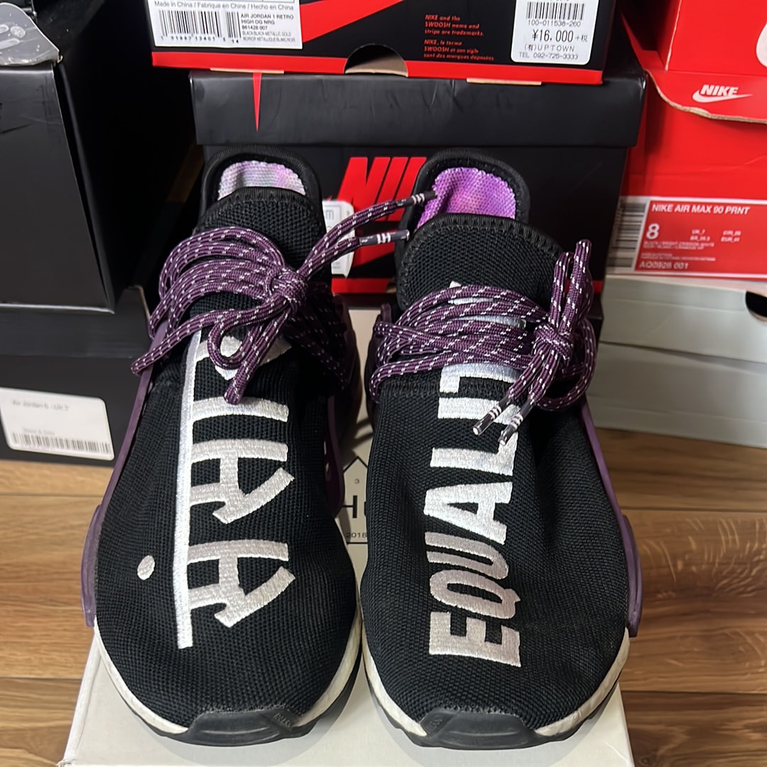 Pharrell Williams × adidas HUMAN RACE NMD HOLI FESTIVAL "CORE BLACK"