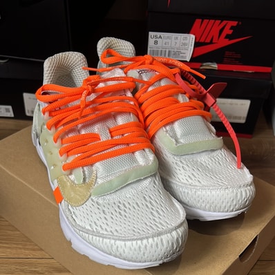 Off-White × Nike Air Presto "White/Black/Cone"