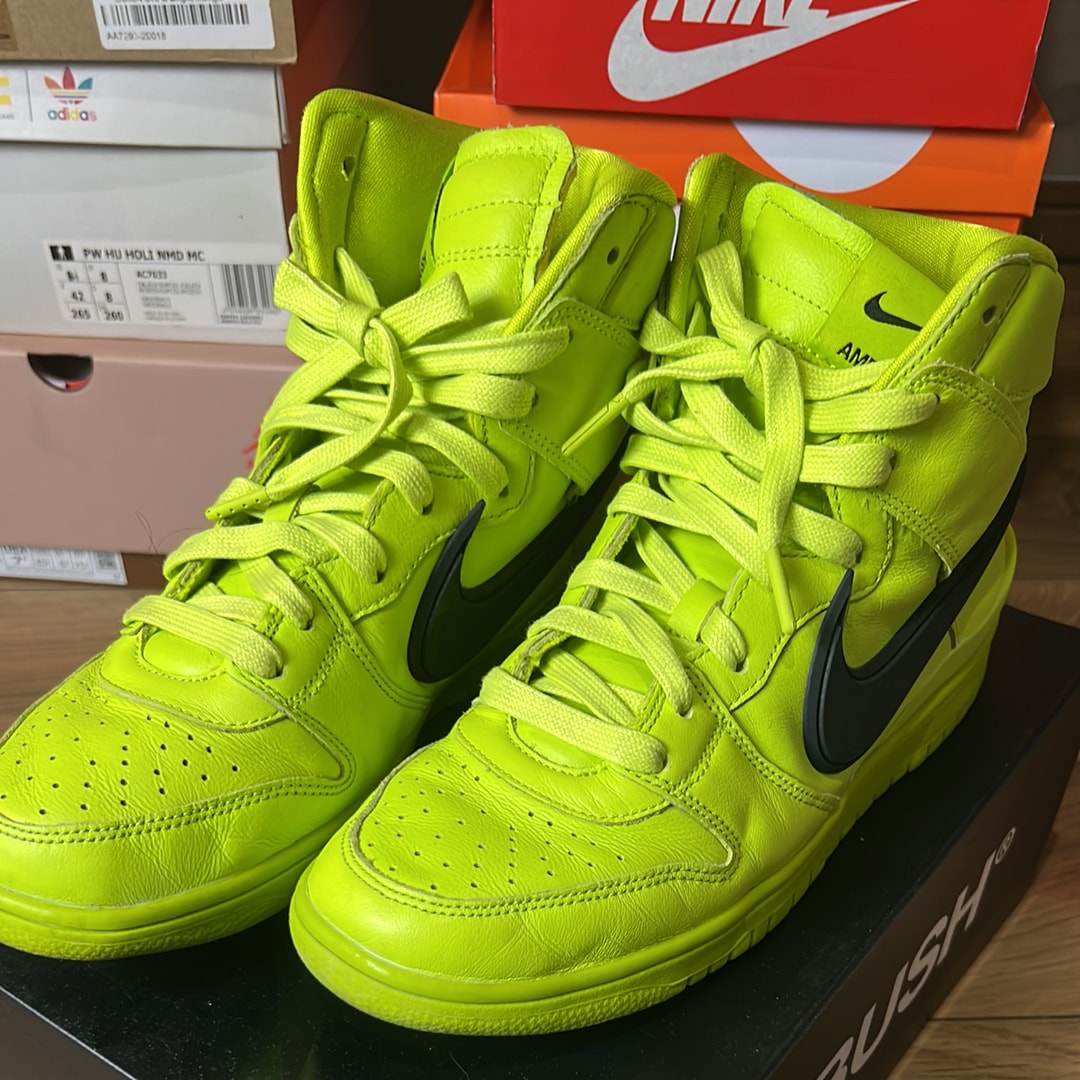 Ambush × Nike Dunk High "Flash Lime"