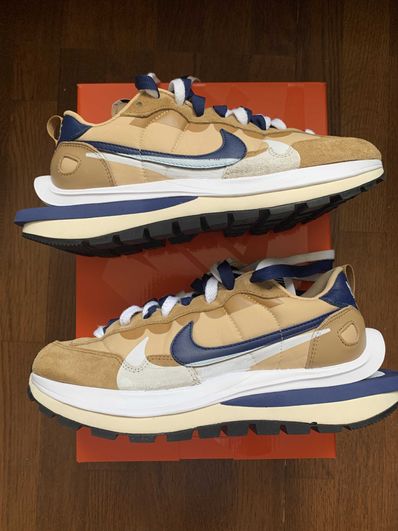 Sacai × Nike Vapor Waffle "Sesame And Blue Void"