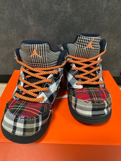 Nike TD Air Jordan 5 Retro "Plaid"