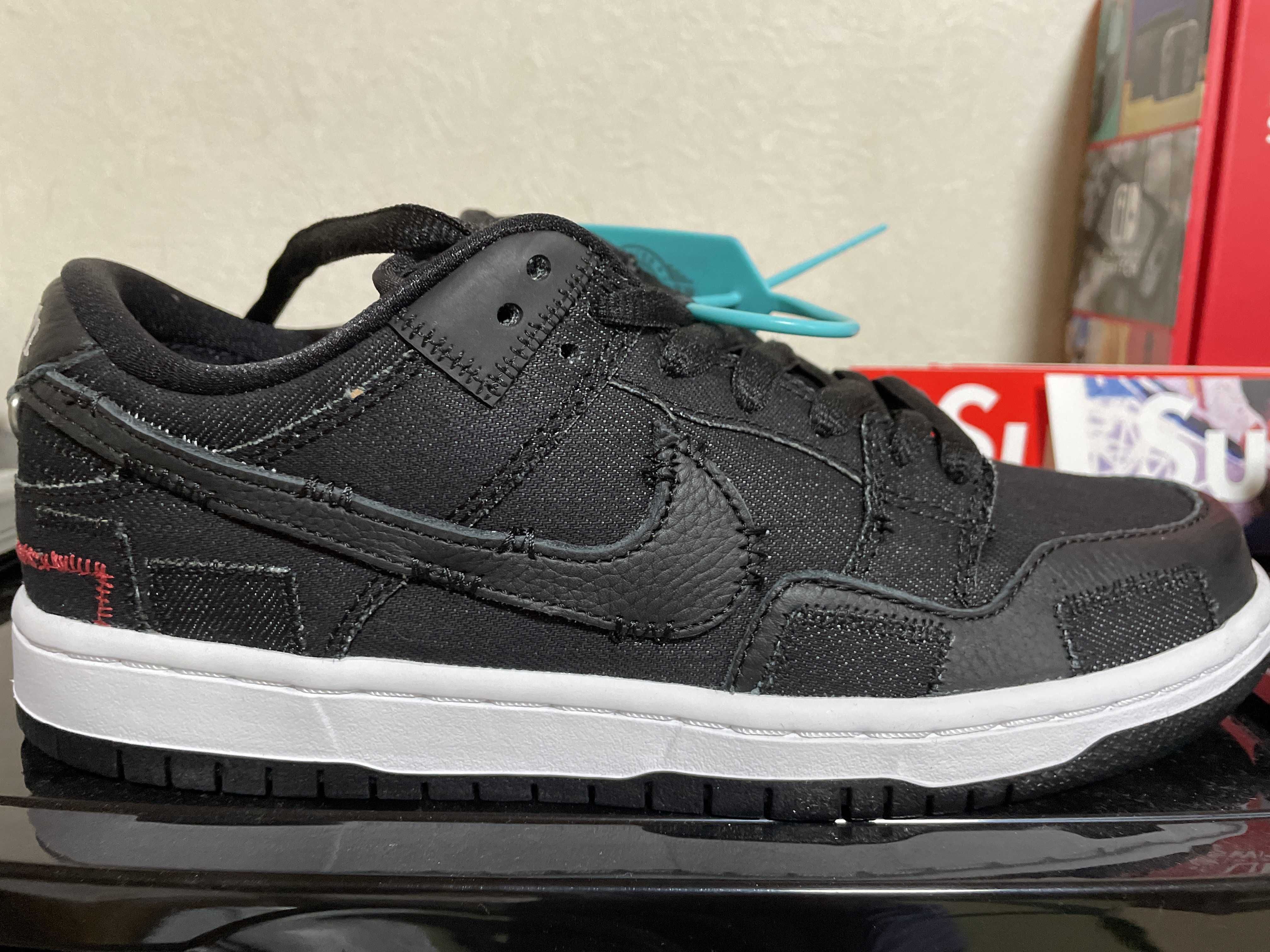 Wasted Youth × Nike SB Dunk Low "Black Denim" / VERDY