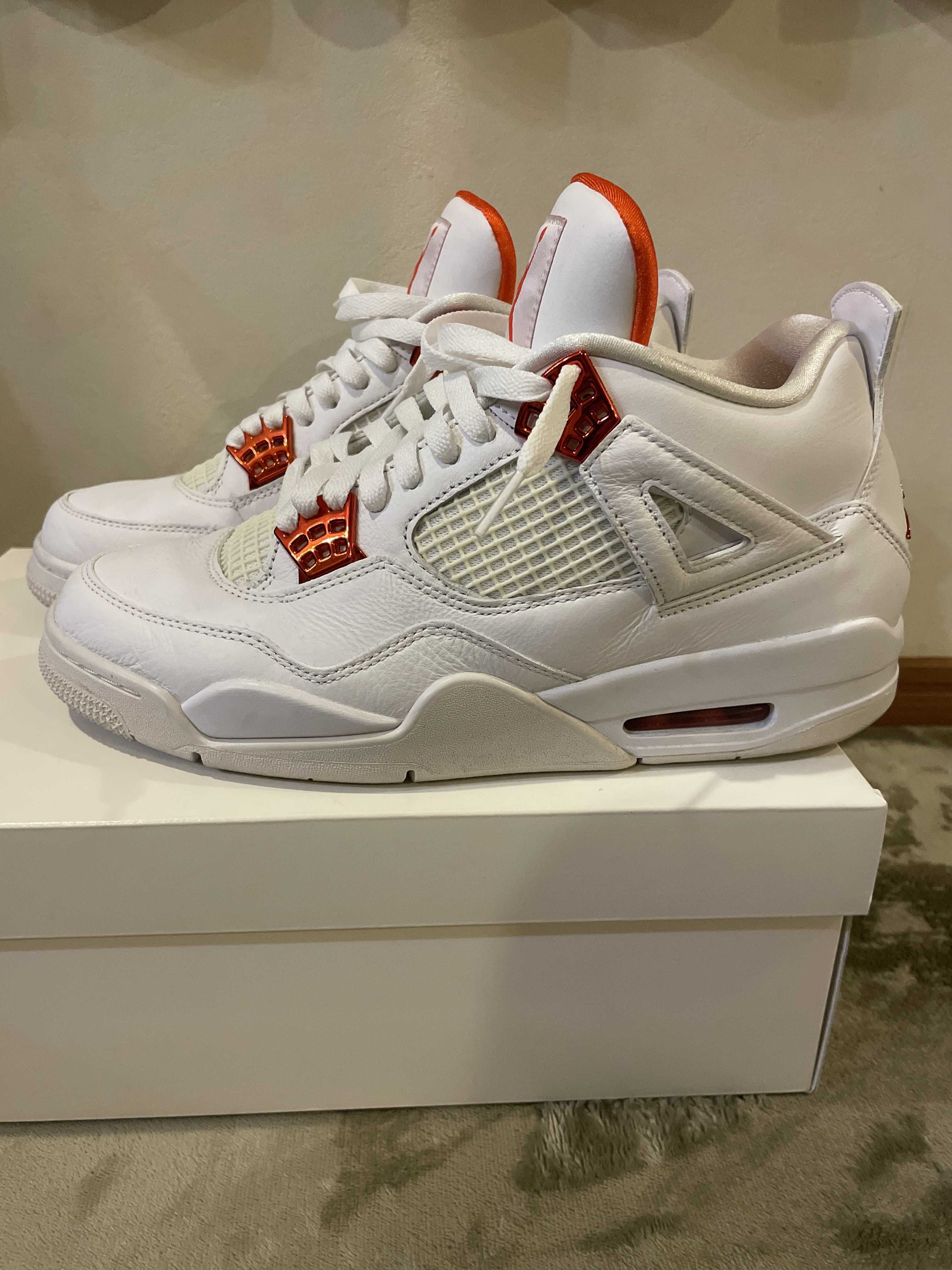Nike Air Jordan 4 Retro "White/Team Orange"