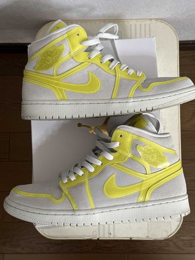 NIKE Women's AIR JORDAN 1 MID LX "OPTI YELLOW"