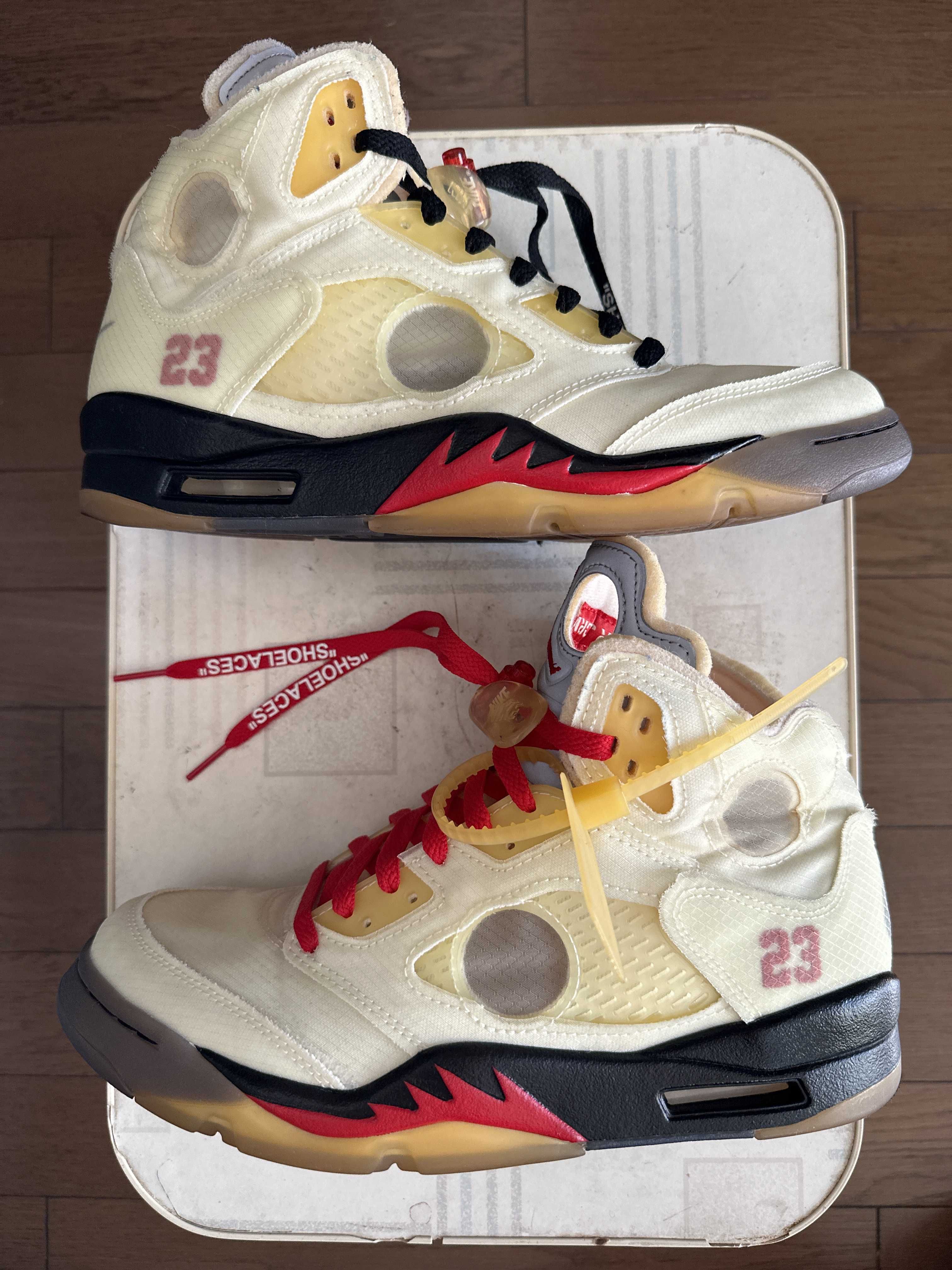 Off-White × Nike Air Jordan 5 "Sail"