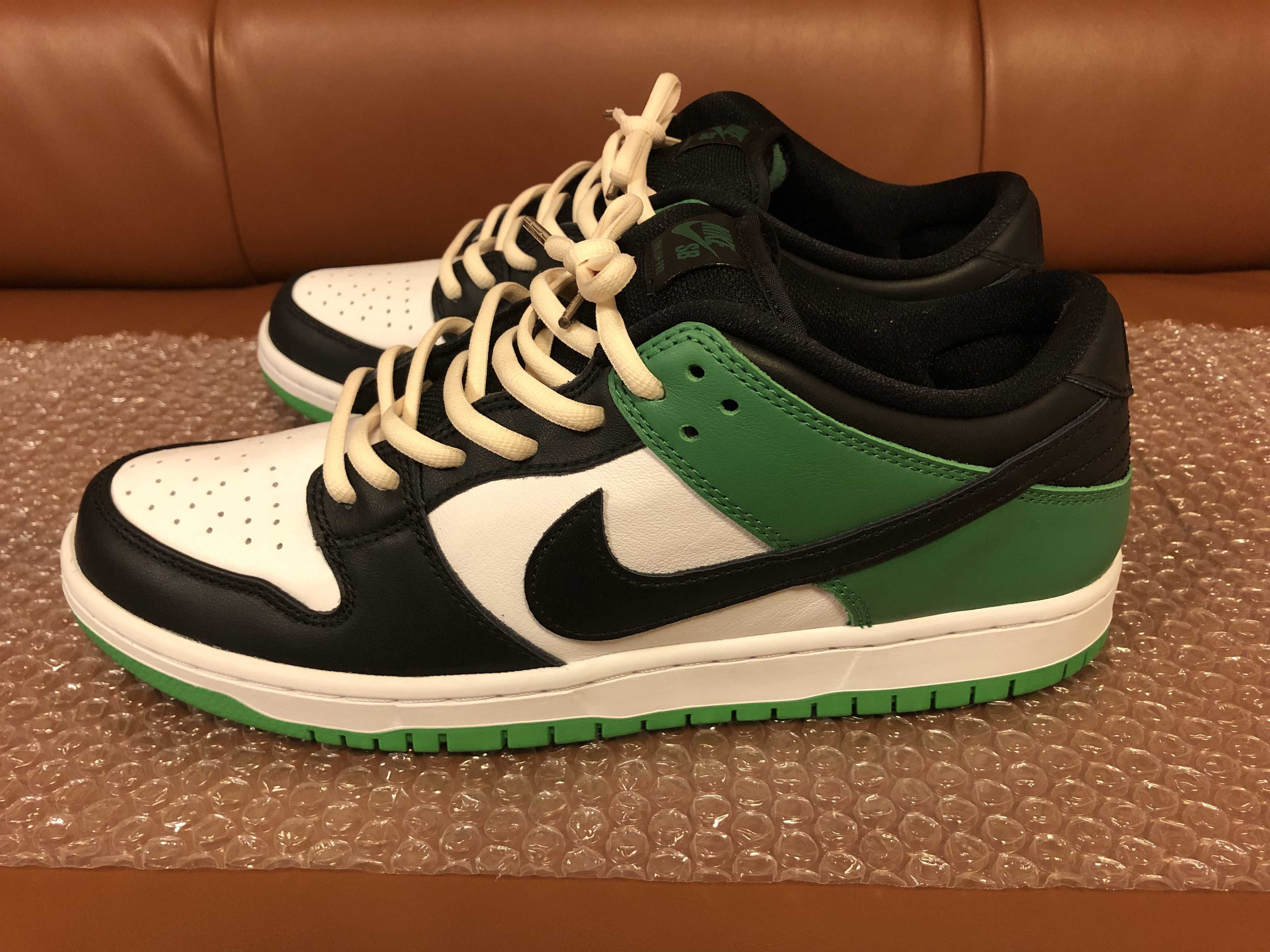 Nike SB Dunk Low Pro "Black and Classic Green"
