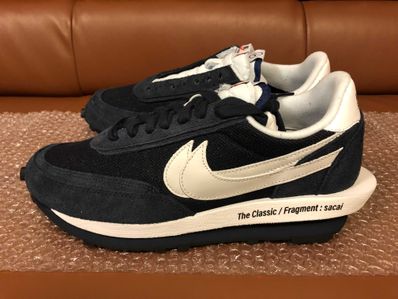 Fragment × sacai × Nike LD Waffle "Blackended Blue"