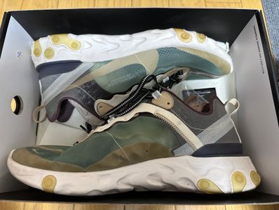 UNDERCOVER × NIKE REACT ELEMENT 87 MINT GREEN/KAHKI