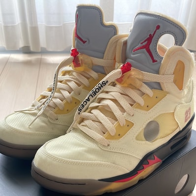 Off-White × Nike Air Jordan 5 "Sail"