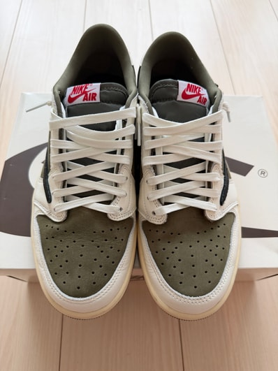 Travis Scott × Nike Air Jordan 1 Low OG SP "Reverse Olive"