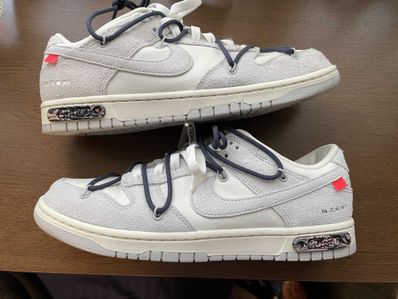 Off-White × Nike Dunk Low "Sail/Neutral Grey/Gridiron"