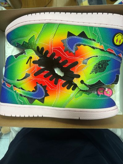J Balvin × Nike Air Jordan 1 High OG "Rainbow"