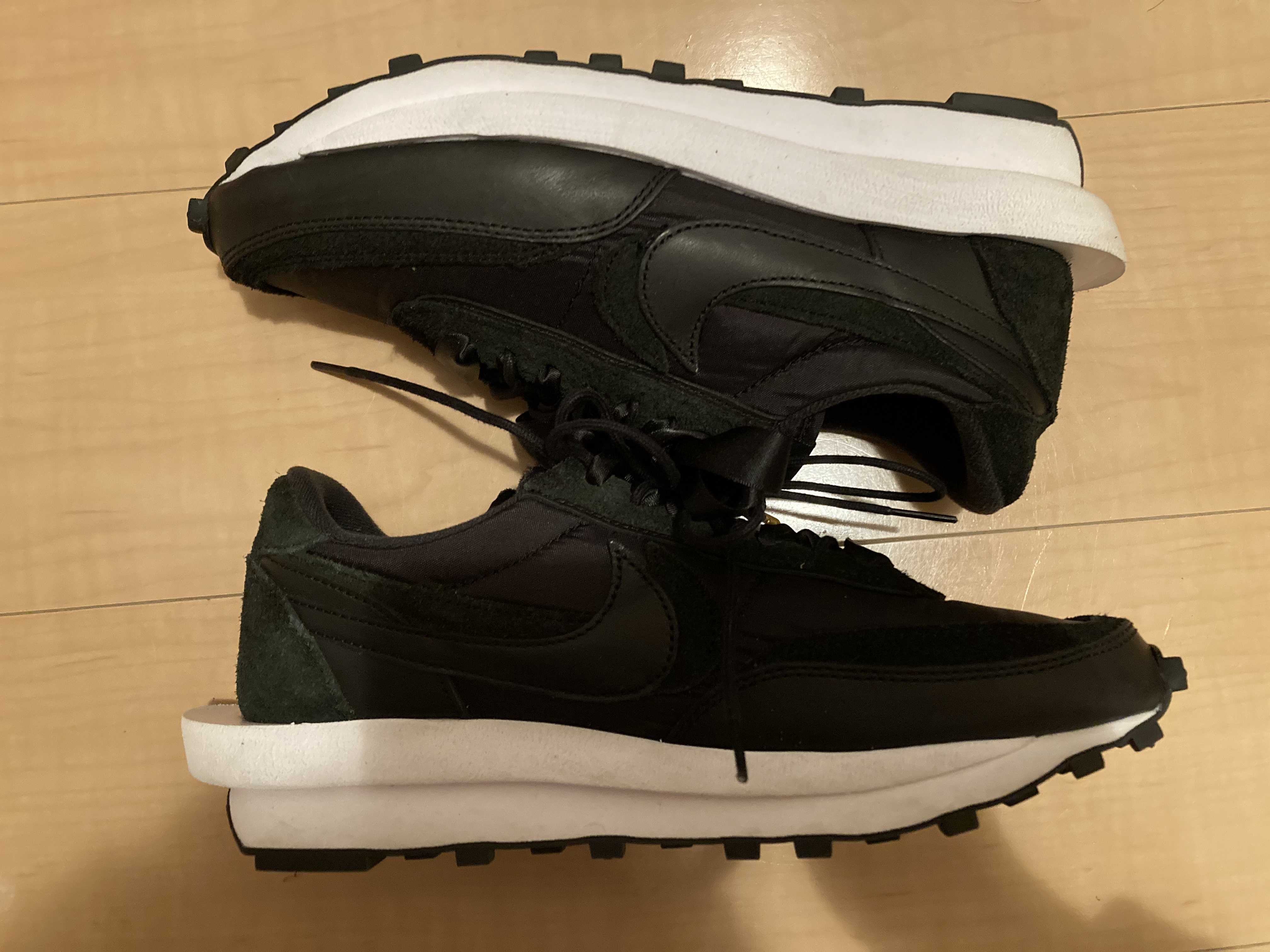 sacai × Nike LDV Waffle "Triple Black"