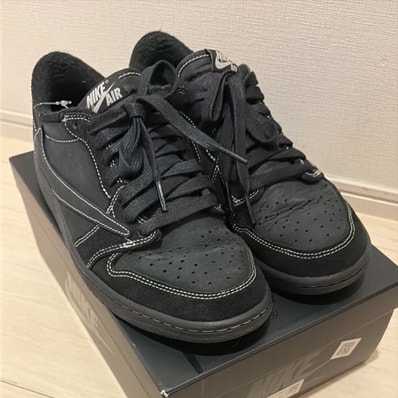 Travis Scott × Nike Air Jordan 1 Low OG SP "Black Phantom"