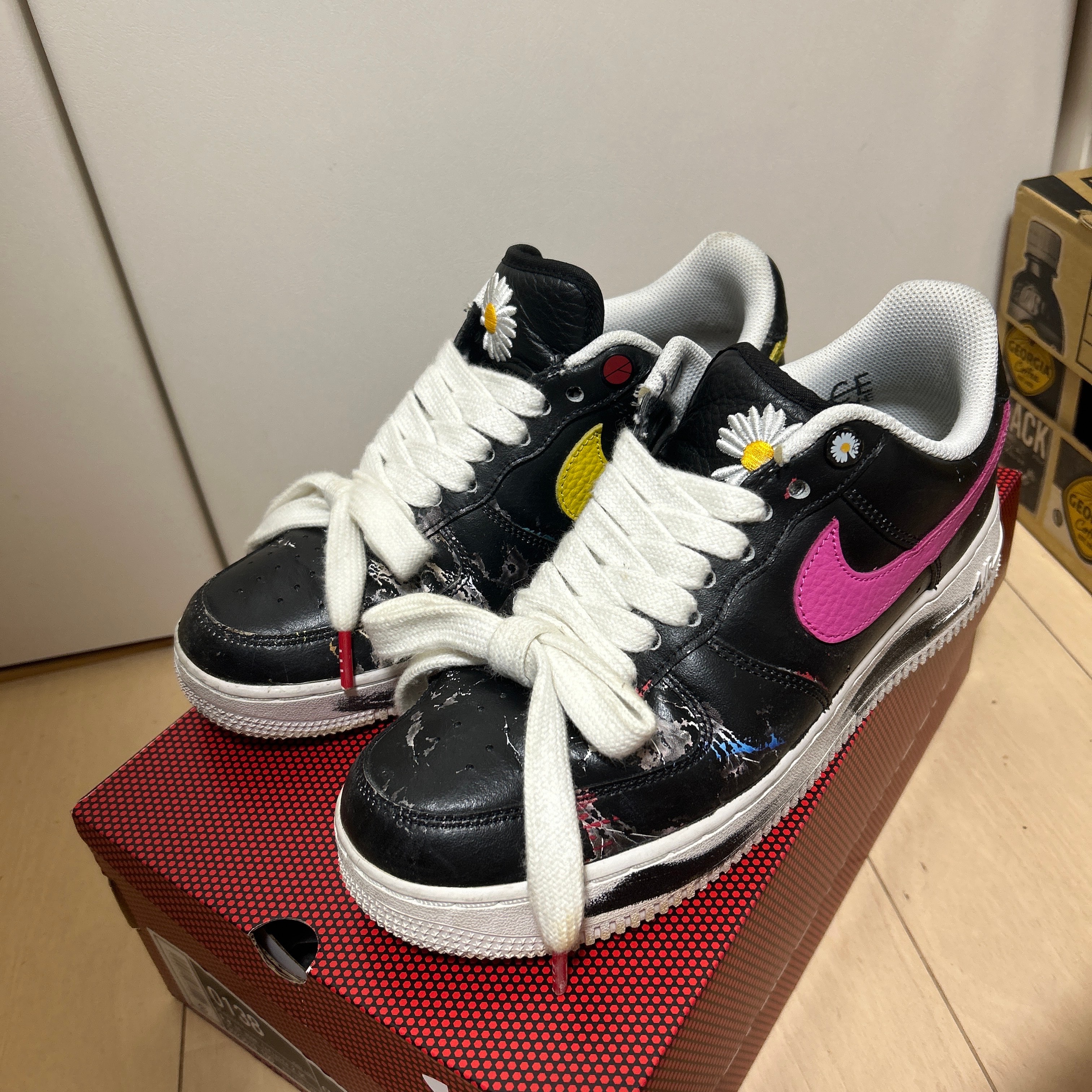 PEACEMINUSONE × Nike Air Force 1 Low '07 Para-Noise 3.0 "Black and Multi-Color" / G-DRAGON