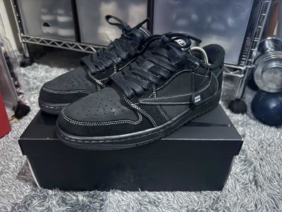 Travis Scott × Nike Air Jordan 1 Low OG SP "Black Phantom"