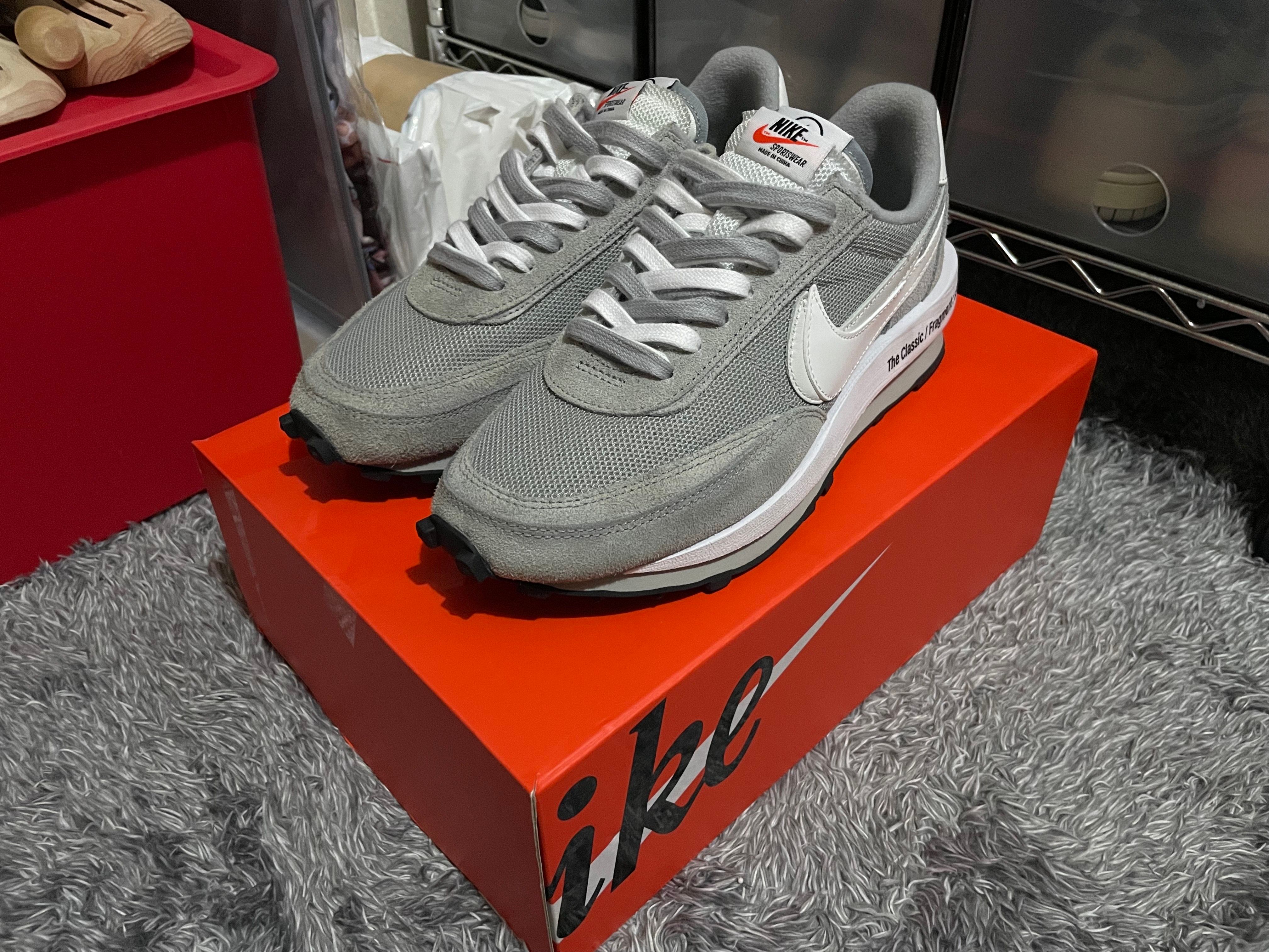 Fragment × sacai × Nike LD Waffle "Light Smoke Grey"