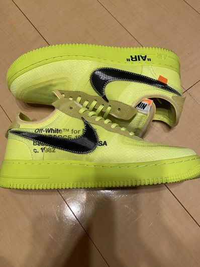 Off-White × Nike Air Force 1 Low "Volt"