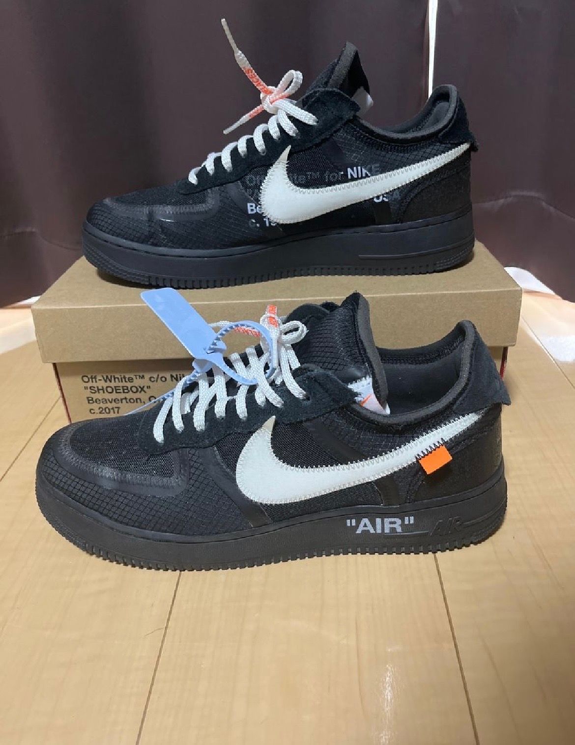 Off-White × Nike Air Force 1 Low "Black"